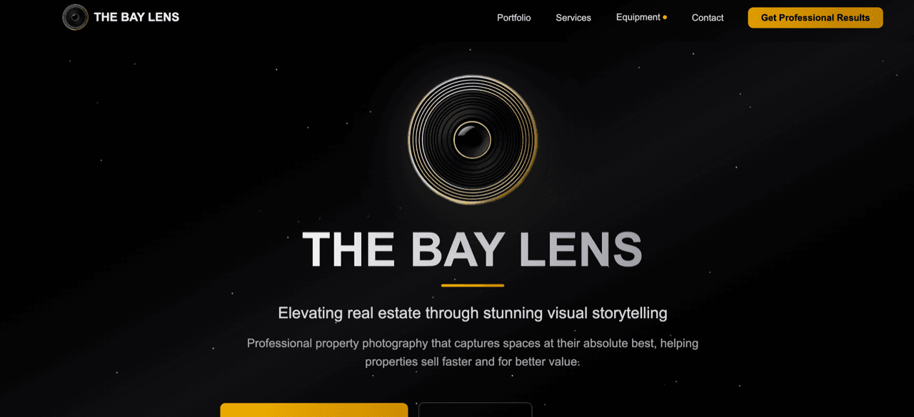 THEBAYLENS.COM screenshot